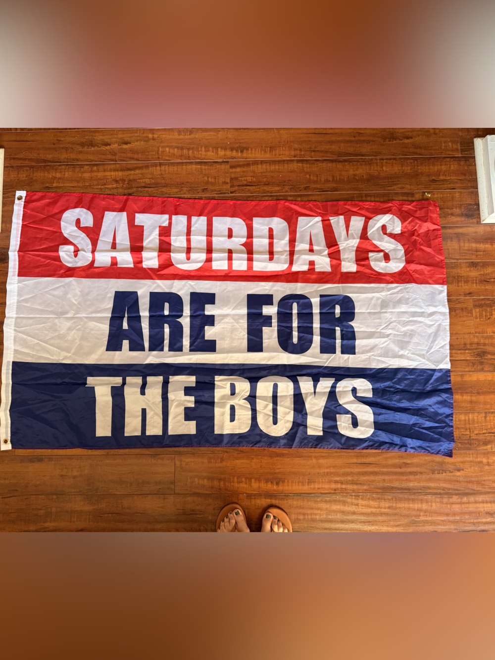 Red, White & Blue dorm room/ man cave Flag 36x58
